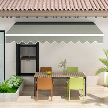 Load image into Gallery viewer, Outdoor Retractable DIY Manual Patio Awning Canopy Garden Shade Shelter

