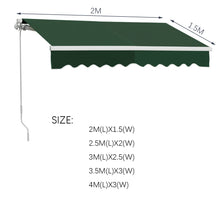Load image into Gallery viewer, Outdoor Retractable Patio Awning for Window and Door, PM0580

