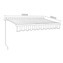 Load image into Gallery viewer, Outdoor Retractable Patio Awning for Window and Door, PM0586
