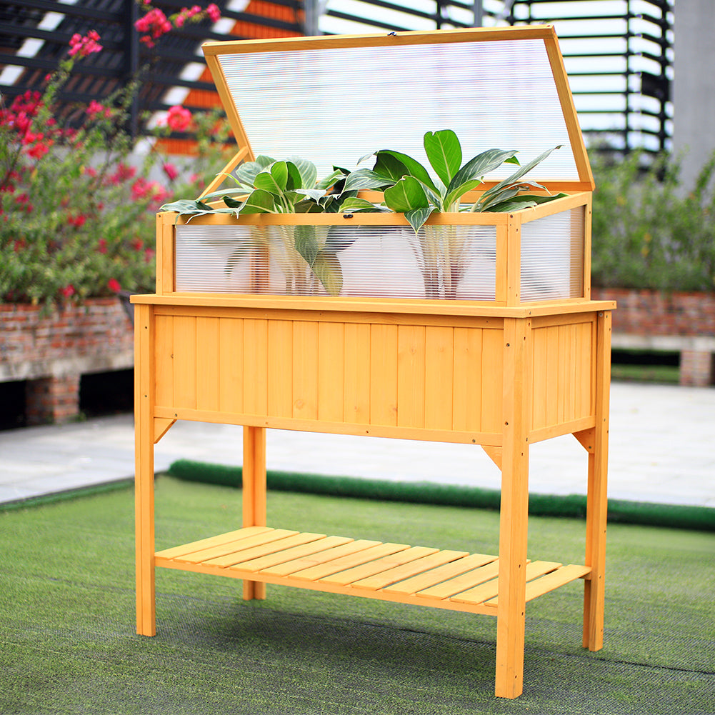 2 Tiers Planter Grow Box for Vegetables and Flowers, PM0606