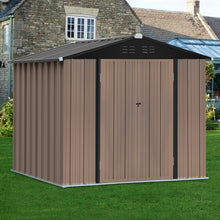 Load image into Gallery viewer, Metal Garden Shed Garden Storage
