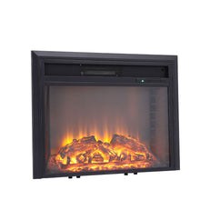 Load image into Gallery viewer, 26 Inch LED Brick Frame Inset Wall Electric Fireplace With Remote Control
