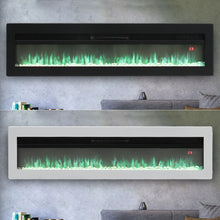 Load image into Gallery viewer, LED Electric Wall Fireplace 9 Flame Colours with Freestanding Leg-Black and White
