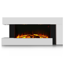 Load image into Gallery viewer, 50&#39;&#39; LED Electric Fireplace L-Shaped Wall Mounted Electric Fire
