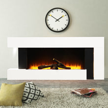 Load image into Gallery viewer, 50&#39;&#39; LED Electric Fireplace L-Shaped Wall Mounted Electric Fire
