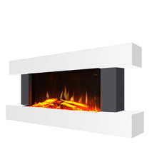 Load image into Gallery viewer, W132cm Electric Wall Mounted FirePlace H-Shape Heating Fireplace
