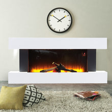 Load image into Gallery viewer, W132cm Electric Wall Mounted FirePlace H-Shape Heating Fireplace
