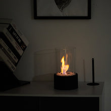 Load image into Gallery viewer, Round Bio Ethanol Tabletop Fireplace with Flame Guard
