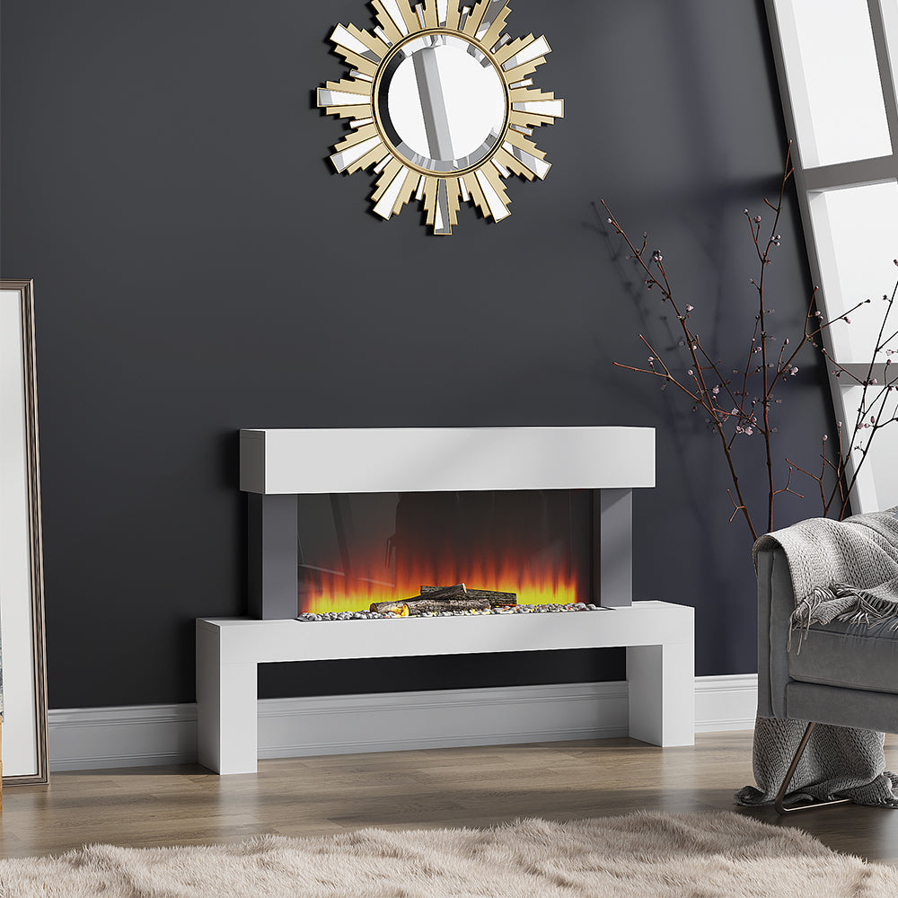 Free Standing Electric Fireplace Heater