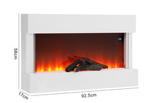 Load image into Gallery viewer, Electric Fireplace Remote Timer Adjustable Flame Effect
