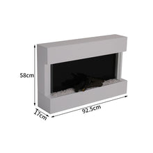 Load image into Gallery viewer, LED Standing Electric Fireplace 7 Flame Colours with Remote Control
