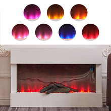 Load image into Gallery viewer, LED Standing Electric Fireplace 7 Flame Colours with Remote Control
