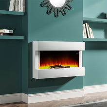 Load image into Gallery viewer, Electric Fireplace Remote Timer Adjustable Flame Effect
