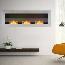 Load image into Gallery viewer, Indoor Wall Mounted Recessed Bio Ethanol Fireplace-4 Color Options
