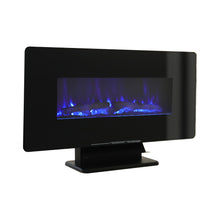 Load image into Gallery viewer, 42 inch LED Electric Wall Mounted Fireplace 7 Flame Colours with Freestanding Leg
