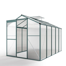 Load image into Gallery viewer, 10ft x 6ft Garden Greenhouse Aluminium Polycarbonate Green Plant Housing Without Base
