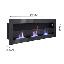 Load image into Gallery viewer, Indoor Wall Mounted Recessed Bio Ethanol Fireplace-4 Color Options
