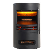 Load image into Gallery viewer, 2000W Freestanding Electric Fireplace Realistic LED Flame Heater
