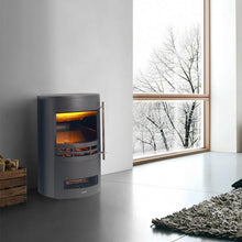 Load image into Gallery viewer, 2000W Freestanding Electric Fireplace Realistic LED Flame Heater
