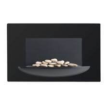 Load image into Gallery viewer, 1800W Wall Mounted Fireplace with Pebbles Bowl 7 Flame Colours
