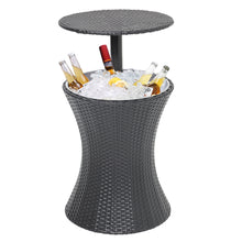 Load image into Gallery viewer, Modern Wicker Height Adjustable Outdoor Cooler Bar Hot Tub Table
