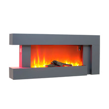 Load image into Gallery viewer, 50 inch Large LED Standing Electric Fireplace 7 Flame Colours with Remote Control
