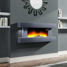 Load image into Gallery viewer, 50 inch Large LED Standing Electric Fireplace 7 Flame Colours with Remote Control
