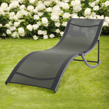 Load image into Gallery viewer, Set of 2 S-Shaped Foldable Garden Lounge Chairs
