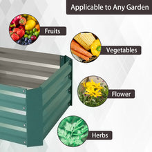 Load image into Gallery viewer, Livingandhome Galvanized Steel Rectangular Raised Garden Bed Planter Box, PM1169,PM1170,PM1171
