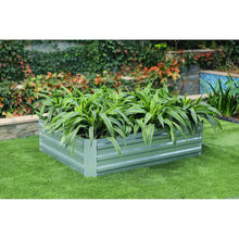 Load image into Gallery viewer, Livingandhome Galvanized Steel Rectangular Raised Garden Bed Planter Box, PM1169,PM1170,PM1171
