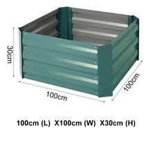 Load image into Gallery viewer, Livingandhome Galvanized Steel Rectangular Raised Garden Bed Planter Box, PM1169,PM1170,PM1171
