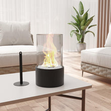 Load image into Gallery viewer, Round Bio Ethanol Tabletop Fireplace with Flame Guard
