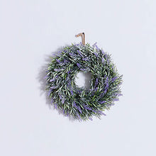 Load image into Gallery viewer, Large Door Wreath Artificial Lavender Flower Lush Topiary

