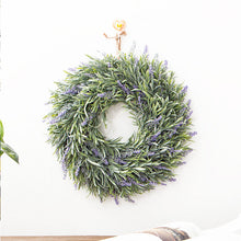 Load image into Gallery viewer, Large Door Wreath Artificial Lavender Flower Lush Topiary
