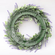 Load image into Gallery viewer, 42CM Artificial Flower Faux Lavender Door Window Wreath Lush Garland
