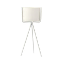 Load image into Gallery viewer, Garden Geometric Plant Stand Ceramic Pot Succulent Flower Iron Cross Low Rack Holder
