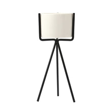 Load image into Gallery viewer, Garden Geometric Plant Stand Ceramic Pot Succulent Flower Iron Cross Low Rack Holder

