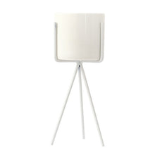 Load image into Gallery viewer, Garden Geometric Plant Stand Ceramic Pot Succulent Flower Iron Cross Low Rack Holder
