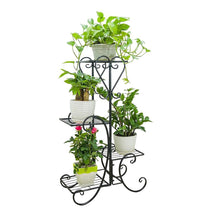 Load image into Gallery viewer, Tall Black Metal Plant Pot Stand for Indoors, SP1962
