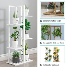 Load image into Gallery viewer, Rustic Wooden Multi-Tiered Potted Plant Stand, SP2113
