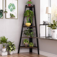 Load image into Gallery viewer, 5 Tier Triangle Foldable Plant Stand Rack Ladder Shelf
