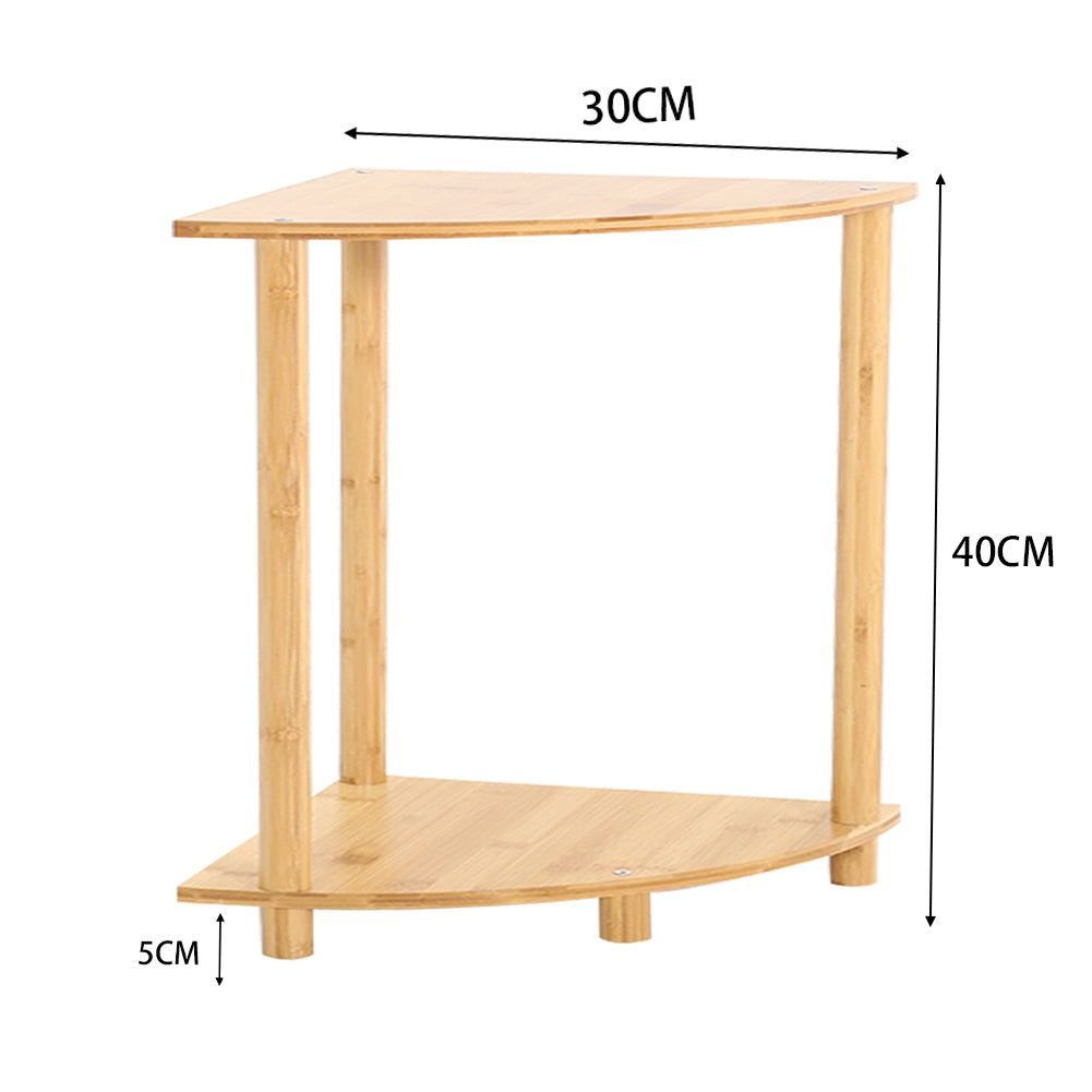 2 Tier Corner Plant Stand Flower Pot Display Storage