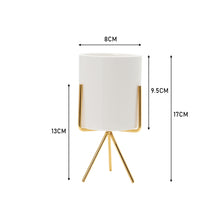 Load image into Gallery viewer, Geometric Plant Stand Metal and Ceramic Indoor Flower Pot Rack
