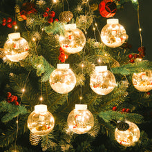 Load image into Gallery viewer, Decorative Hanging Ball LED Lights with Sucker Christmas Ornament, SW0336
