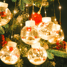 Load image into Gallery viewer, Decorative Hanging Ball LED Lights with Sucker Christmas Ornament, SW0337
