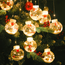 Load image into Gallery viewer, Decorative Hanging Ball LED Lights with Sucker Christmas Ornament, SW0337
