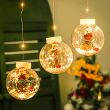 Load image into Gallery viewer, Decorative Hanging Ball LED Lights with Sucker Christmas Ornament, SW0338
