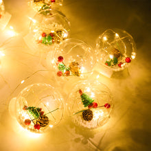 Load image into Gallery viewer, Decorative Hanging Ball LED Lights with Sucker Christmas Ornament, SW0339
