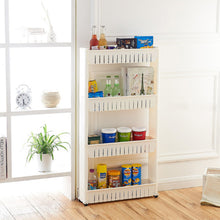 Load image into Gallery viewer, 3 &amp; 4 &amp; 5 Tier Slide Out Kitchen Bathroom Thin Storage Trolley Cart Rack
