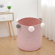 Load image into Gallery viewer, Kid Baby Toy Cotton Laundry Basket Washing Clothes Storage Bag Hamper Bin Tidy
